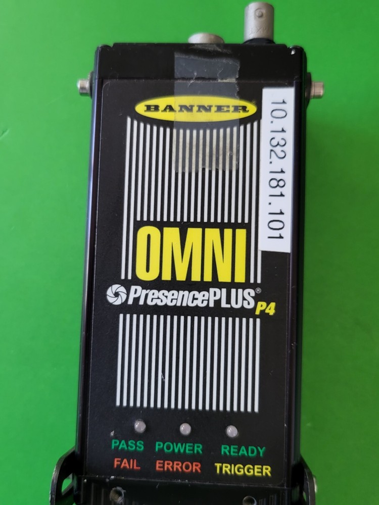 Banner OMNI Presence PLUS P4 vision system.