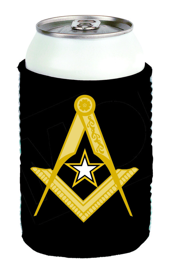 U.S. Army Masonic Full Color Can Cooler