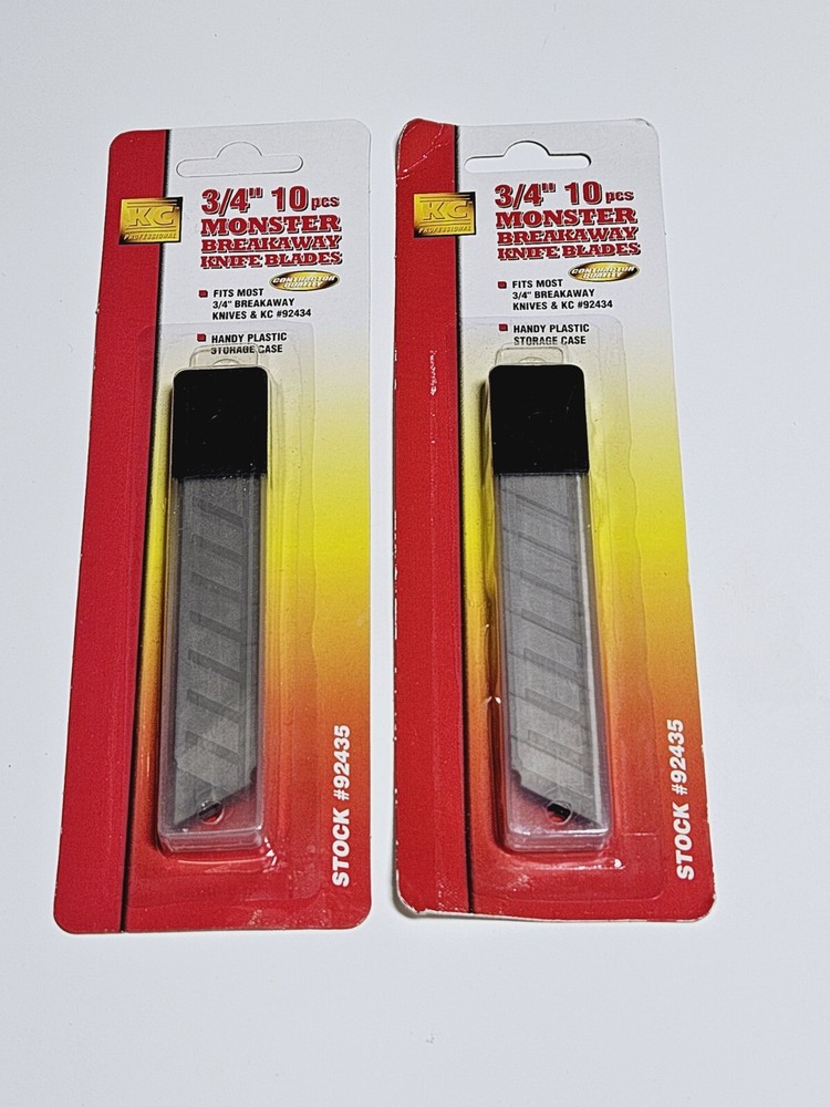 Kc 3/4" 20pc Utility Break Blades
