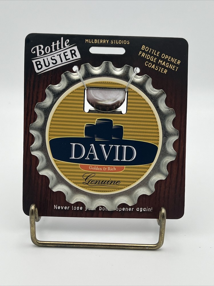 Bottle Buster Bottle Opener Fridge Magnet Coaster David