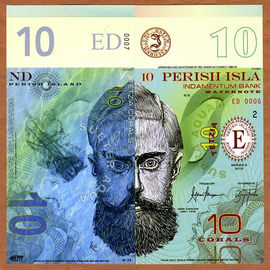 Perish Island, 10 Corals, 2015, UNC POLYMER