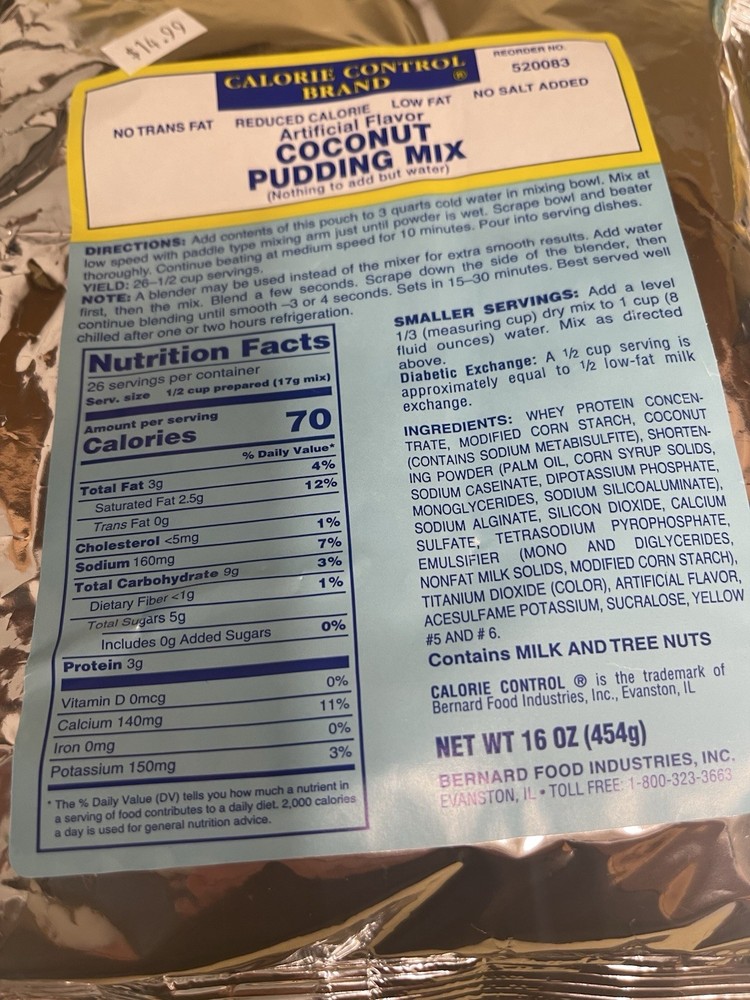 Sugar Free High Quality Pie Mixes