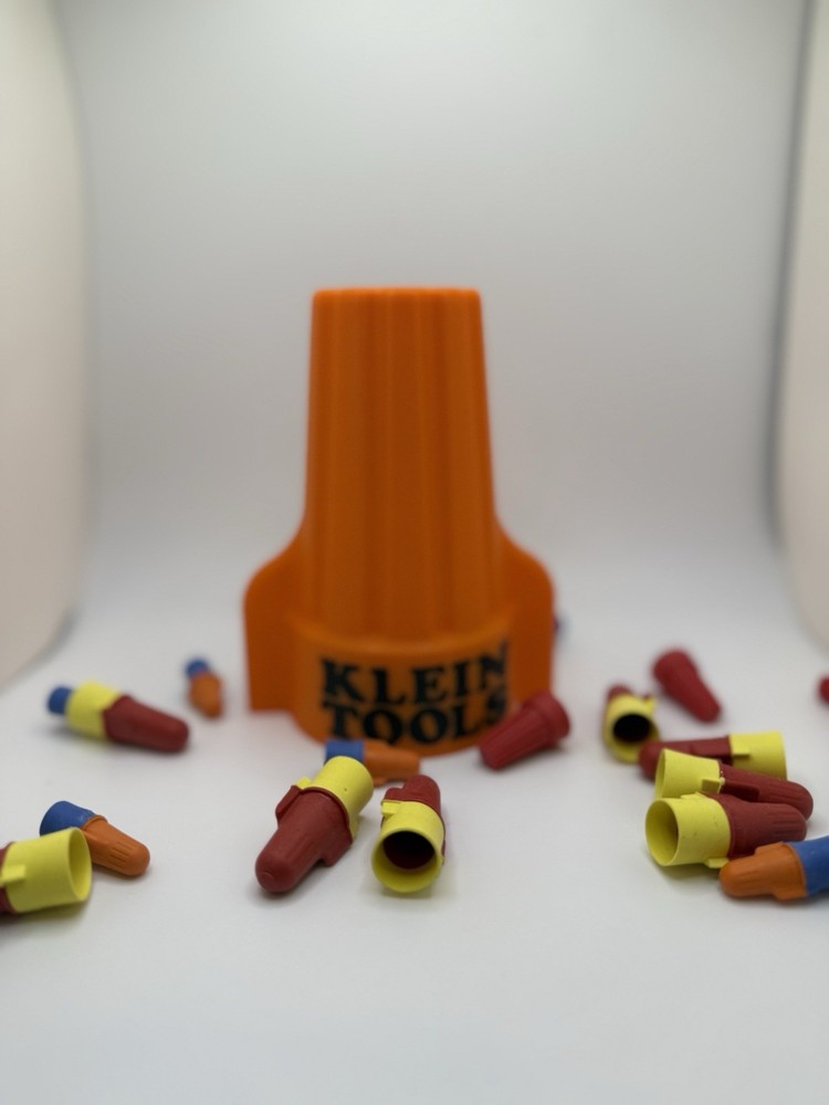 Klein Winged Wire Nut Style Storage Container With Lid