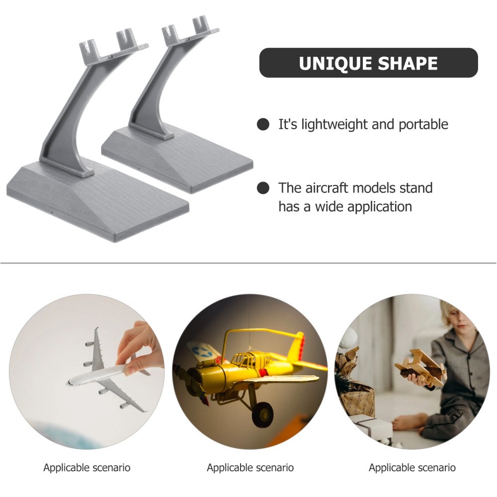 2X Toys Support Base Aircraft Model Display Stand Airplane Rack for Planes