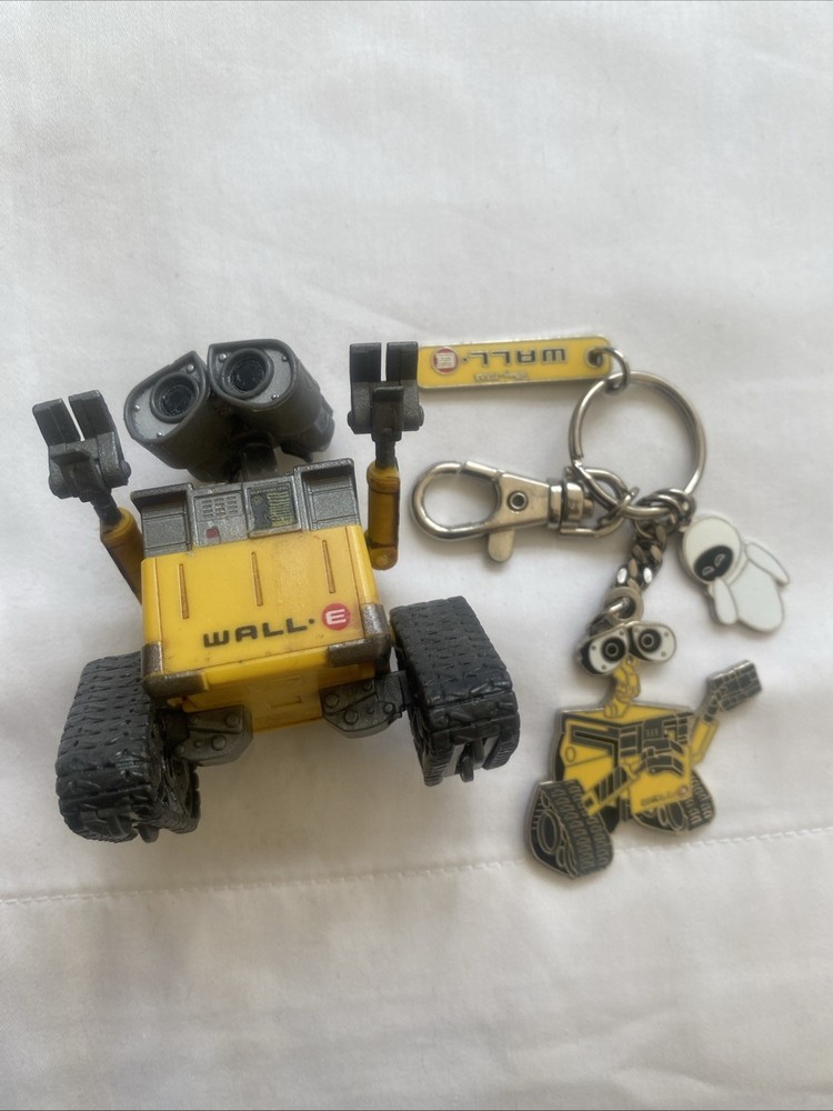 Wall E Wall-E Disney Pixar Character & Key Ring Evie Thinkway Keyring Disney