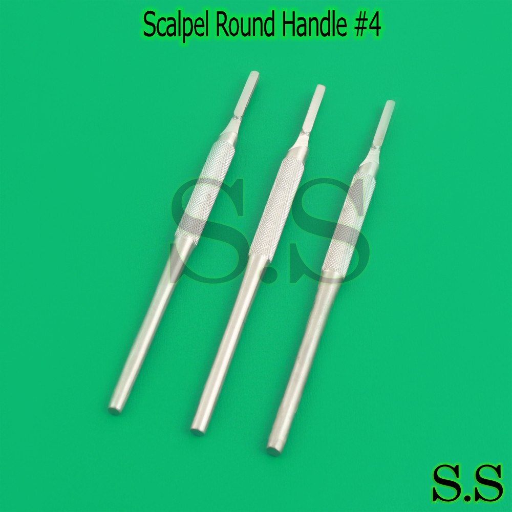 3 Scalpel Handle Round Handle #4 Surgical Instruments