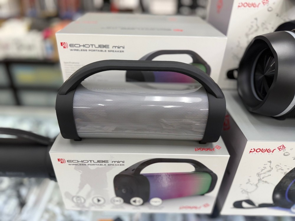 New Power Evolution Echotube Mini Wireless Bluetooth Speaker - Black