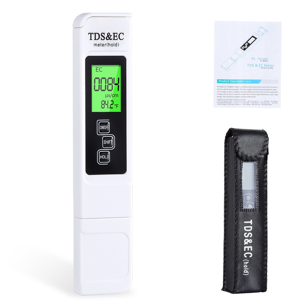 TDS Meter Digital Water Quality Tester Testing Kits for Drinking Water 0-9990ppm