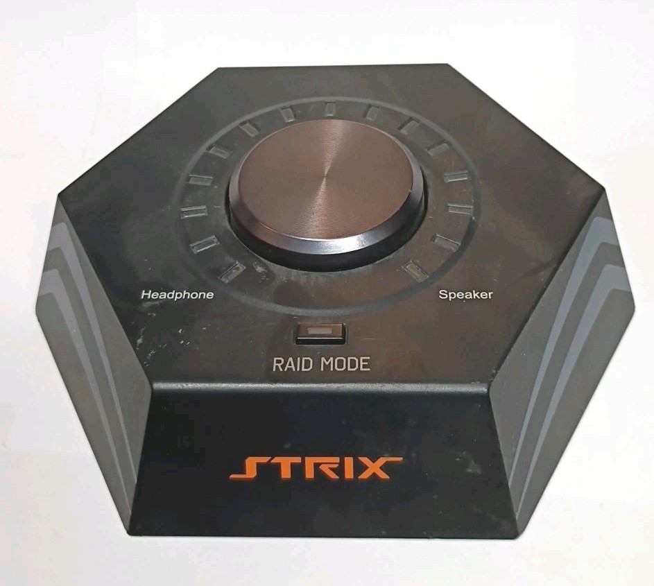 ASUS STRIX RAID PRO Control Box Sound Card Accessory Untested