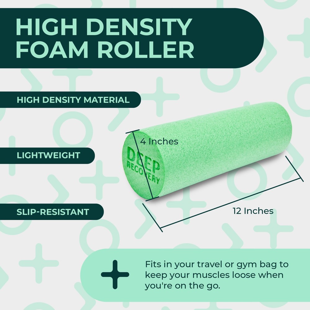 Yoga Foam Roller for Physical Therapy & Exercise – Soft Back Roller for Back ...