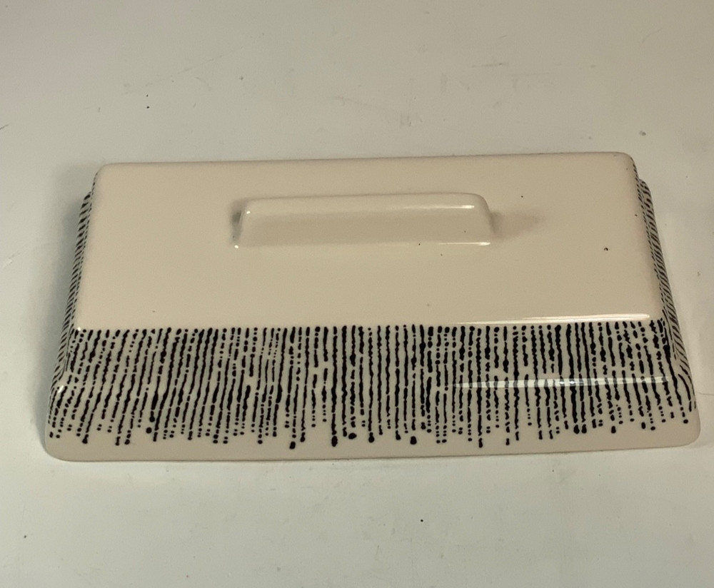 Thyme & Table Riley Covered Stoneware Butter Dish 7.5 in.