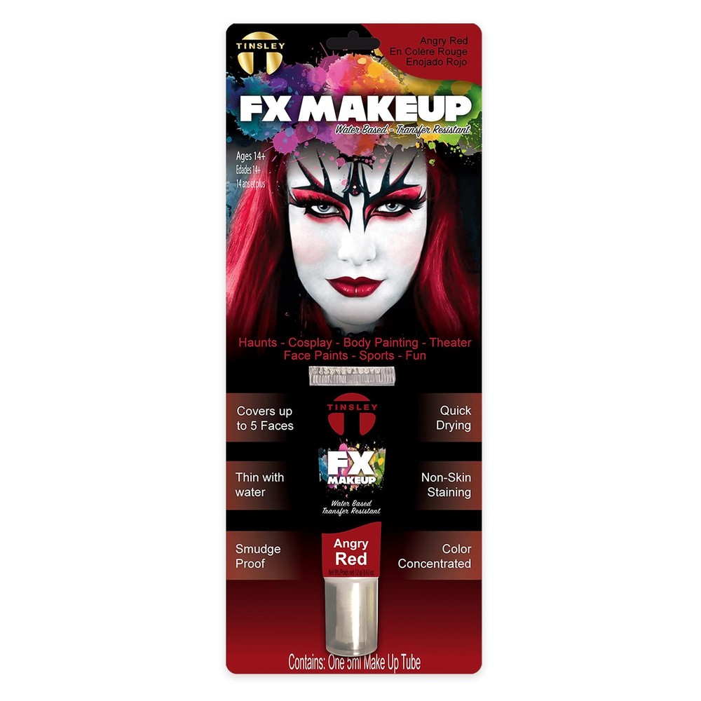 Angry Red Fx Makeup Costume Accessory