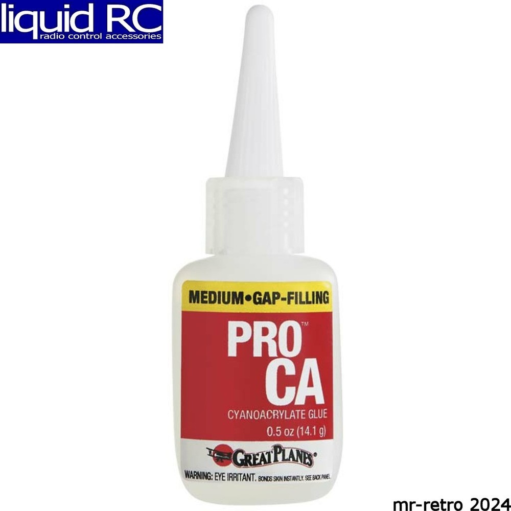 Great Planes MR6007 Great Planes Pro Ca+ Glue Medium 1/2 Oz