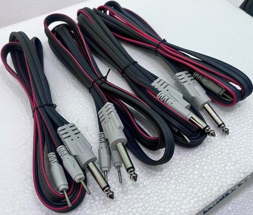 Electrotherapy Electrode Lead/Cable 4 Nos.for Dynoplus 4 Channel Stimulator &$A+
