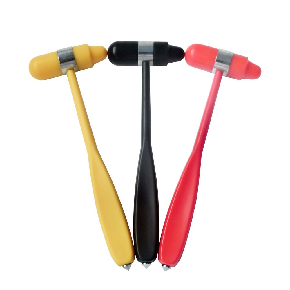4pcs colour mixture Nerve reflex hammer Plexor percussion clinics hammer nerve