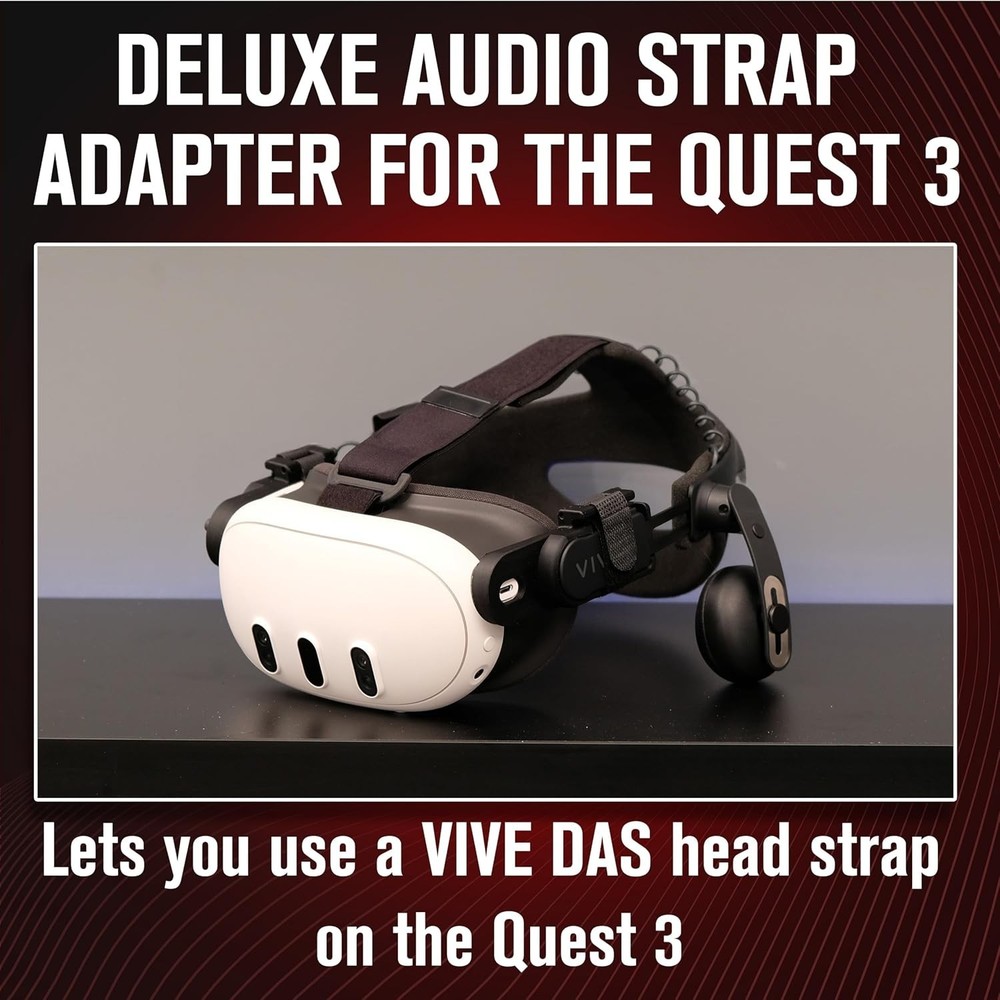 Minimalistic Quest 3 Headset Adapter with 3D Printed Interface for Easy Setup