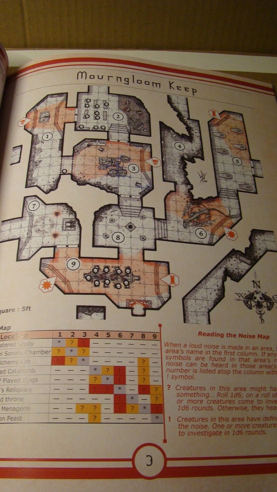 MODULE - MOURNGLOOM KEEP *NM/MT 9.8* DUNGEONS DRAGONS
