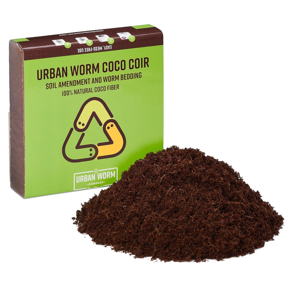 Urban Worm Coco Coir Soil Amendment and Bedding 2