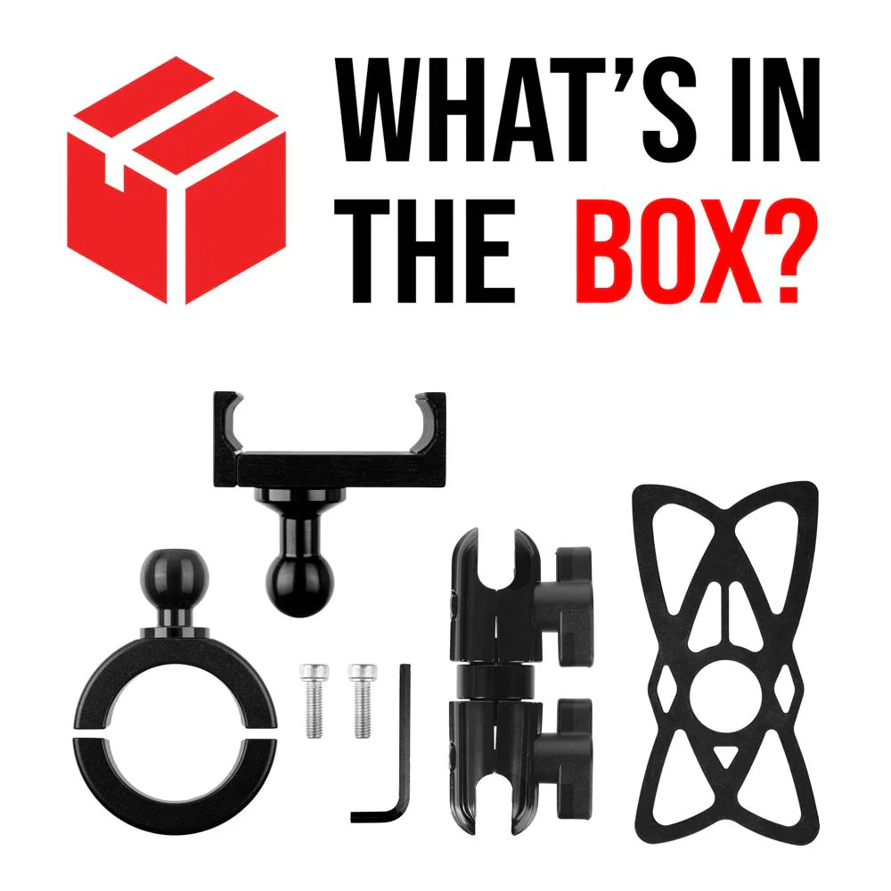 TACKFORM Mount for 1.5" Handlebars | Black