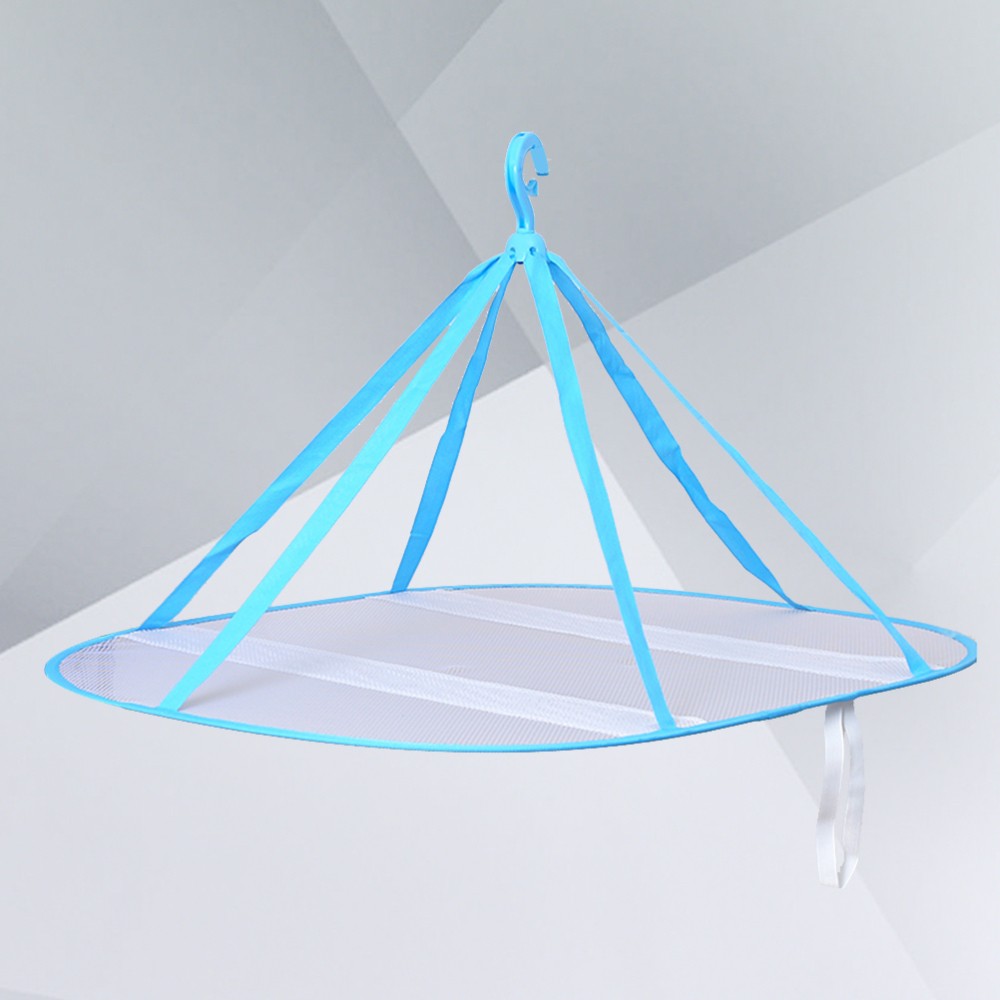 Clothes Basket for Laundry Foldable Drying Rack Hanging Clothing