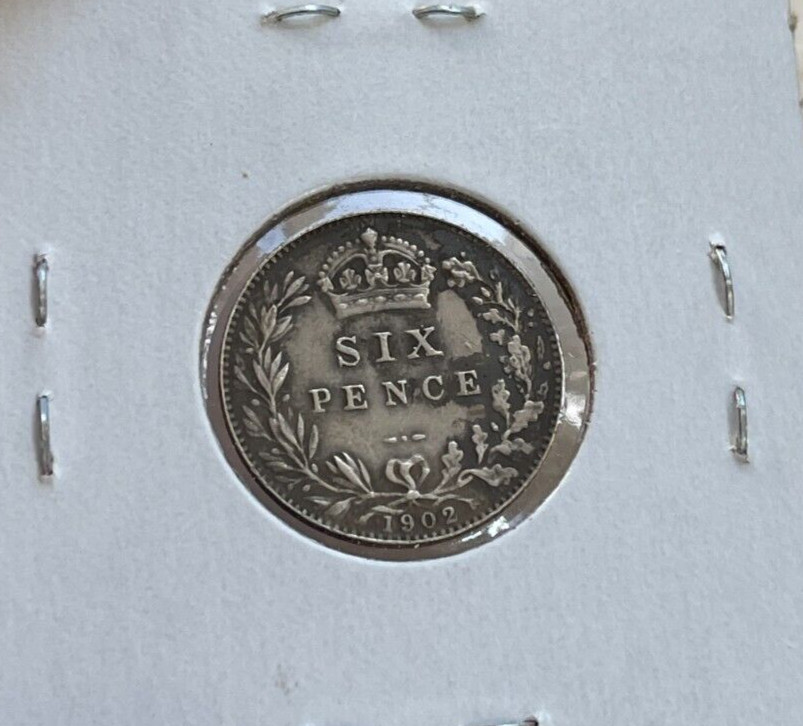 1902 Great Britain 6 Pence - Matte Proof