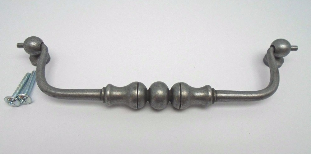 Alno Eclectic 6.5" Bail Pull Distressed Nickel 53526-DN 621Z