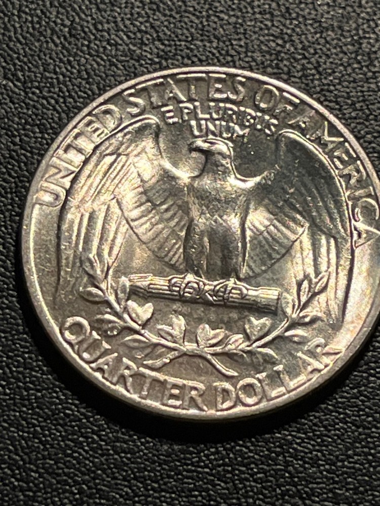 1945 Washington Quarter Gem BU - Sharp Strike Great Luster #2