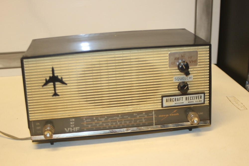 Nova-Tech VHF Aircraft Receiver Radio model 5b working