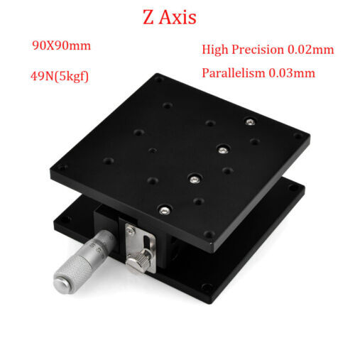 Z-Axis Precision Linear Stage Trimming Platform Manual Slide Table Displacement