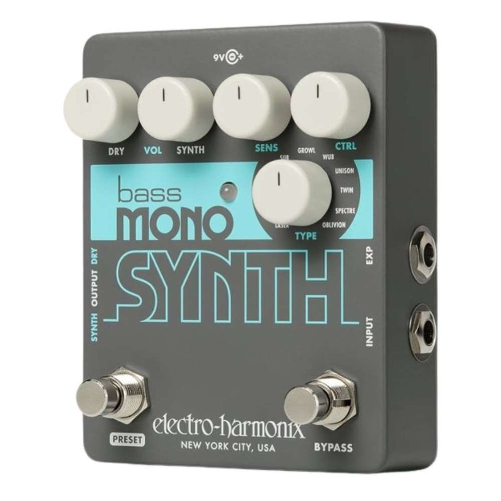 Electro Harmonix Bass Mono Synth Effects Pedal