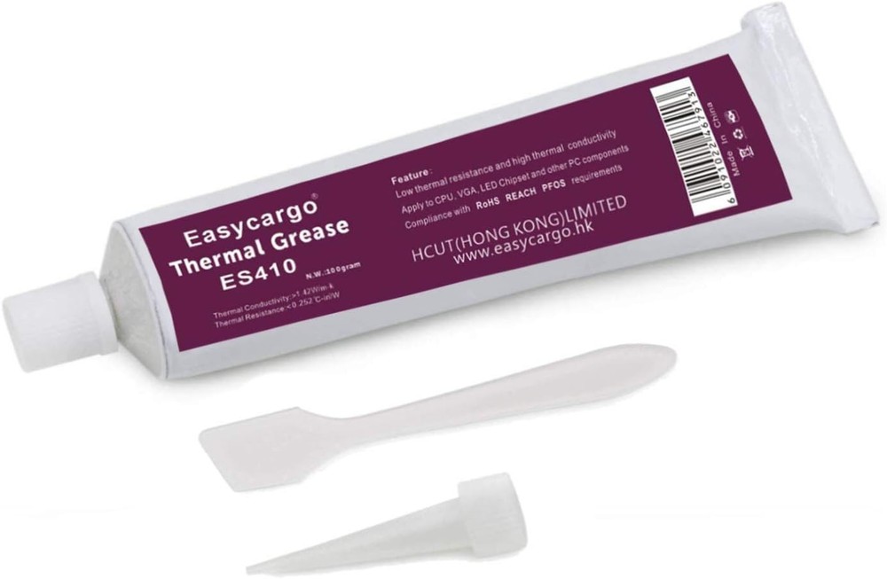 Efficient 100g Silicone Carbon Thermal Paste - Ideal for CPU and GPU Cooling