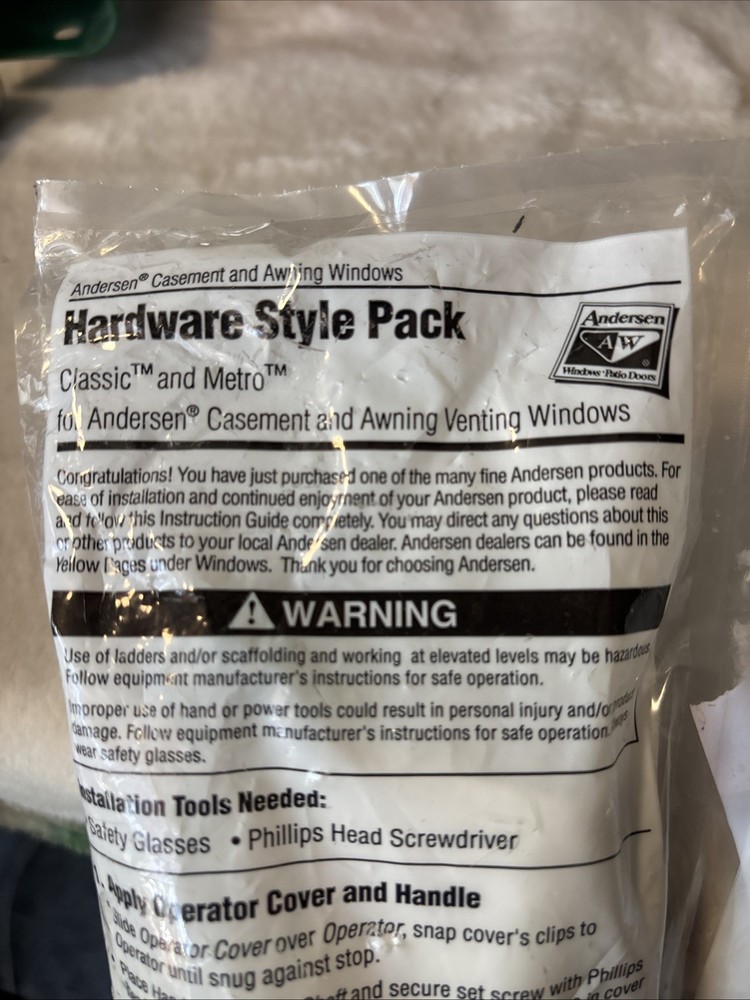 Andersen Classic Hardware Pack for EZ Enhanced Casement Windows
