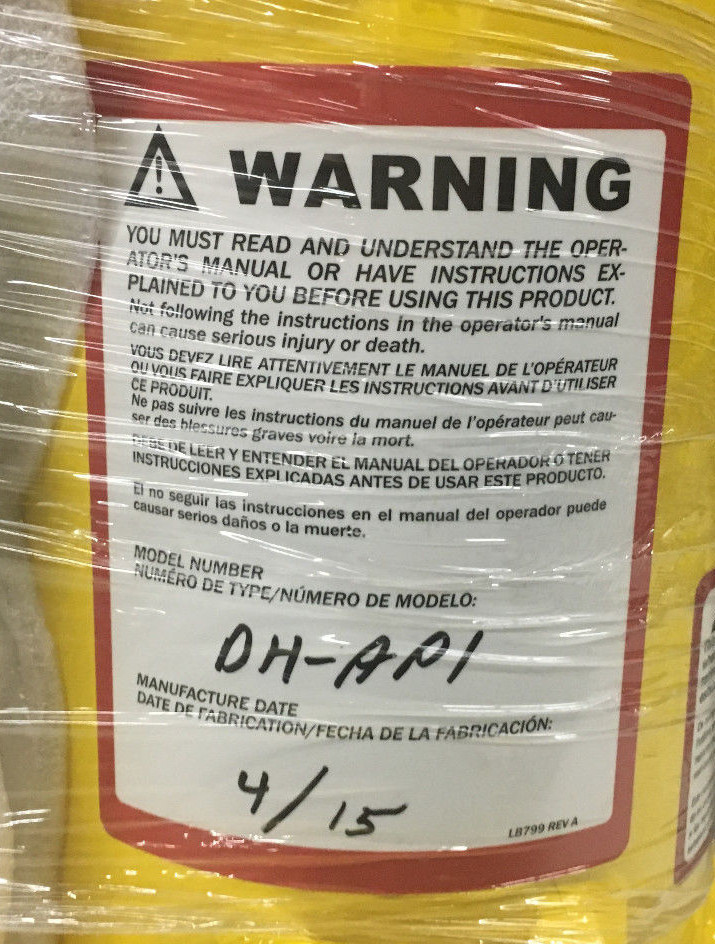 Miller DuraHoist DH-AP1/ Portable Fall Arrest Post