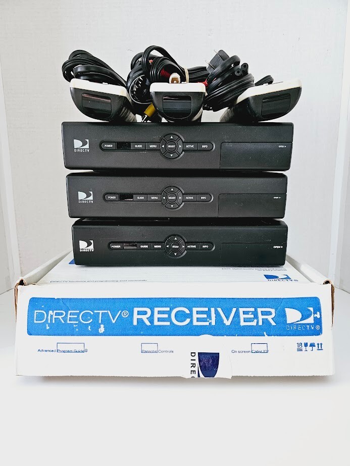 4-Pack DIRECTV Digital Television Multi-Satellite Receiver Box (L12 / D12-300)