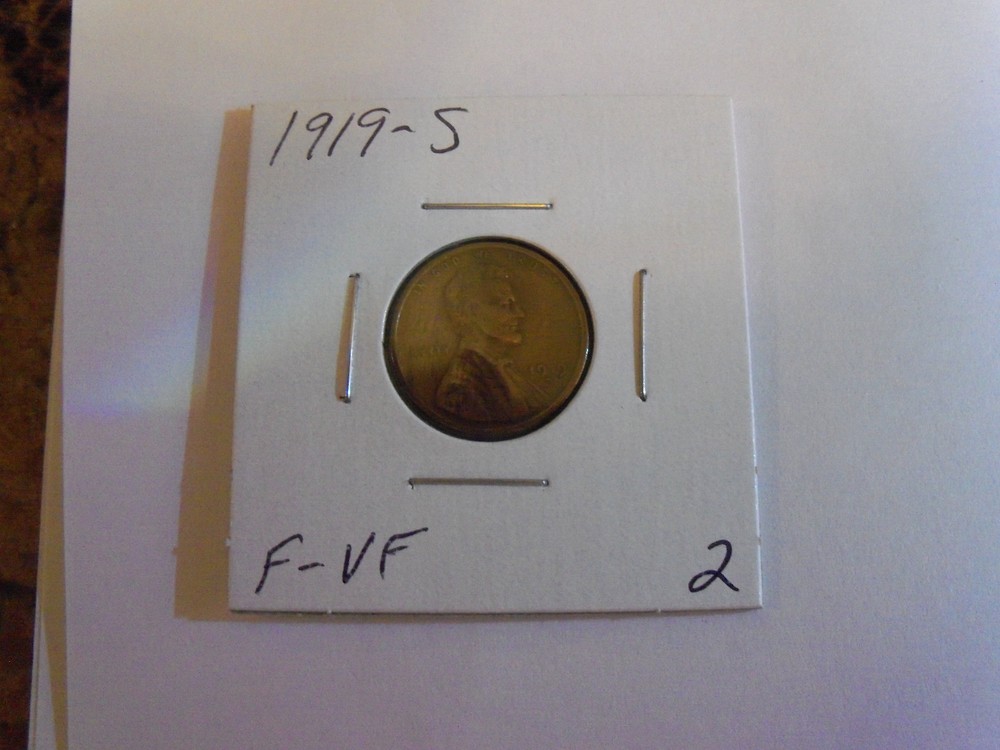 KEY DATE 1919-S WHEAT PENNY (Please see pics)