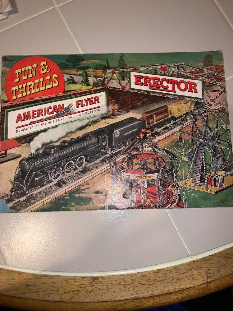 Vintage 1949 American Flyer Erector Catalog