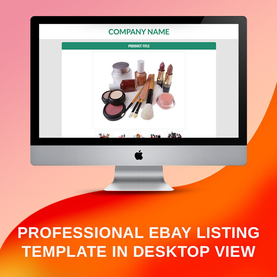 New eBay Mobile Responsive Template Auction Listing Professional HTTPS 2019