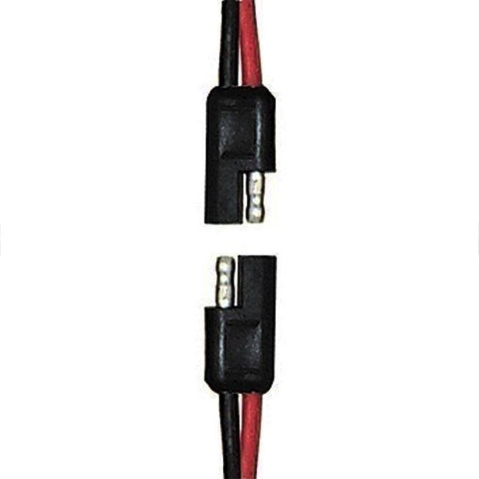 2 Pieces 8 Gauge 12" Quick Disconnect Polarized Inline Power Cable Wire Harness