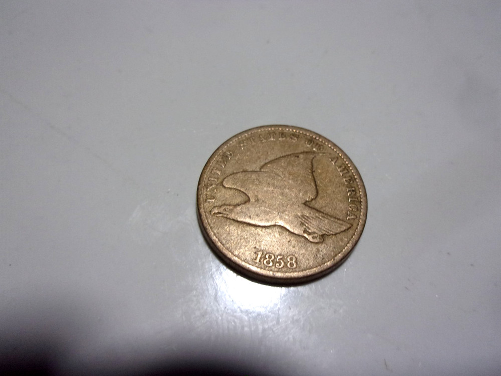 1858 flying eagle cent penny