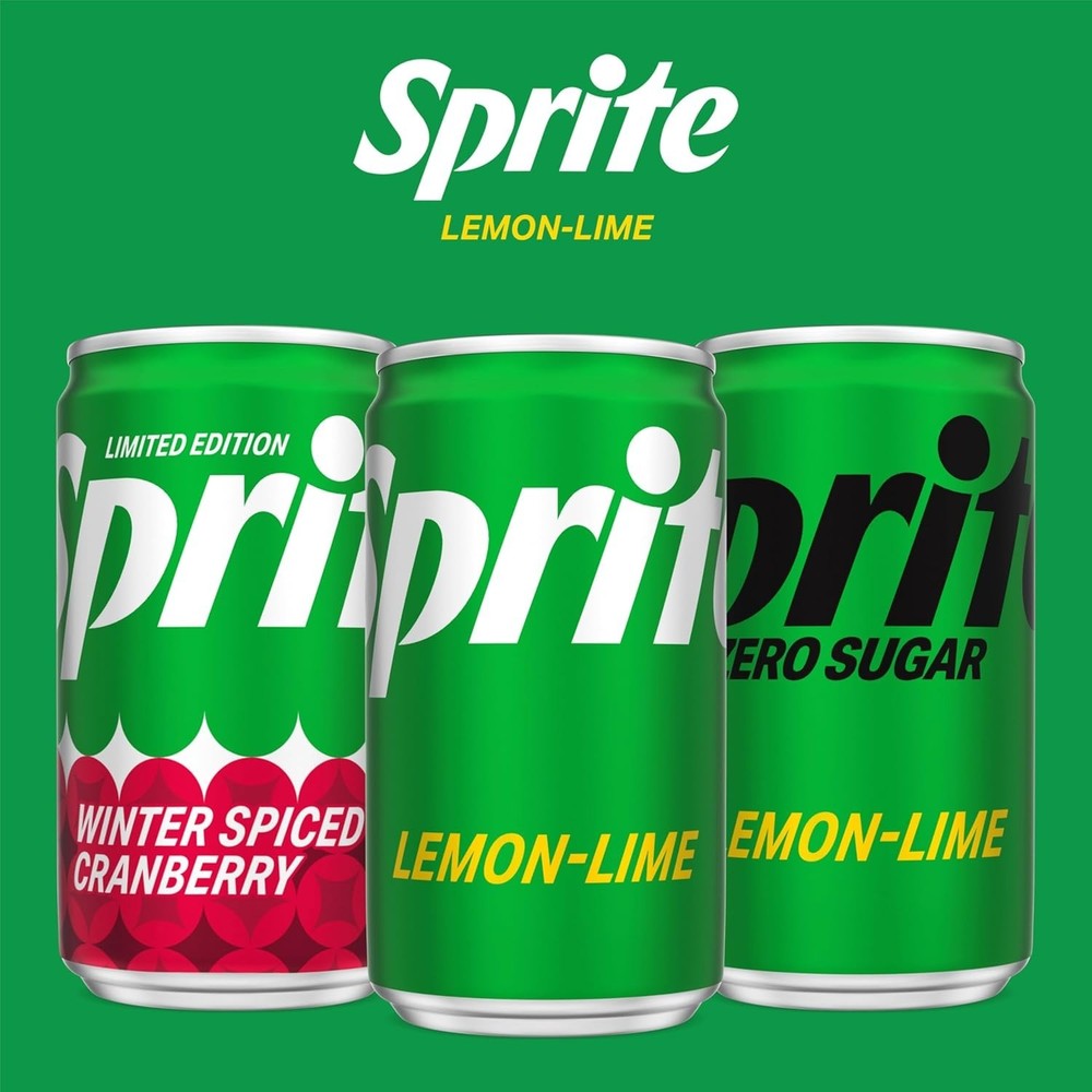 Lemon Lime Soda Soft Drinks, 7.5 fl oz, 6 Pack