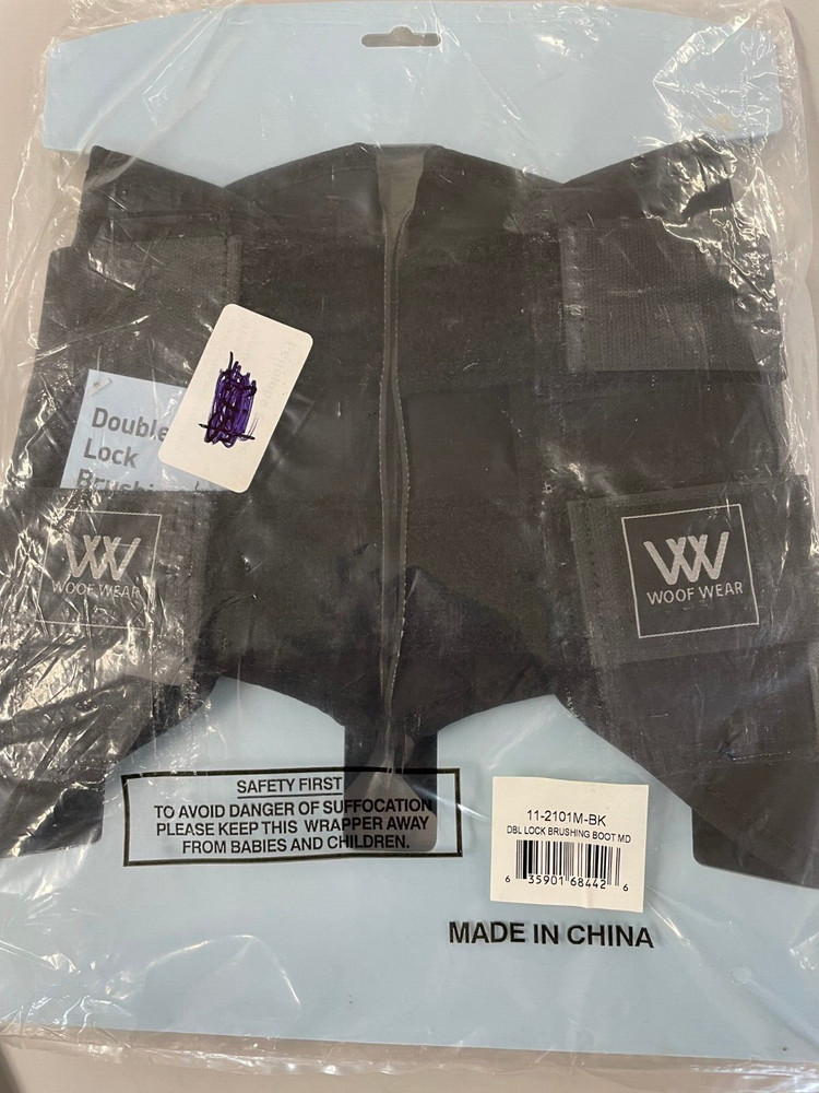 Woof Wear Double Lock Brushing Boot Black Medium