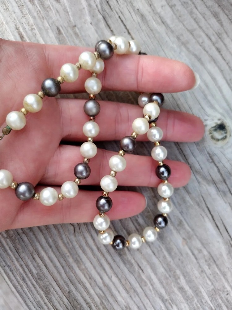 Vintage glass necklace