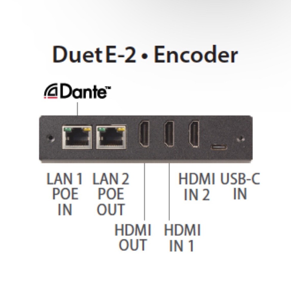Visionary Solutions DuetE-2 A/V Encoder 4K UHD over IP New Free Shipping!