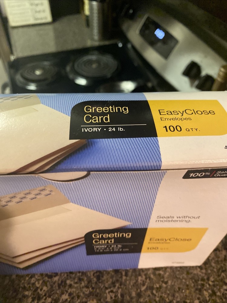 Greeting Card Easy Close Envelopes