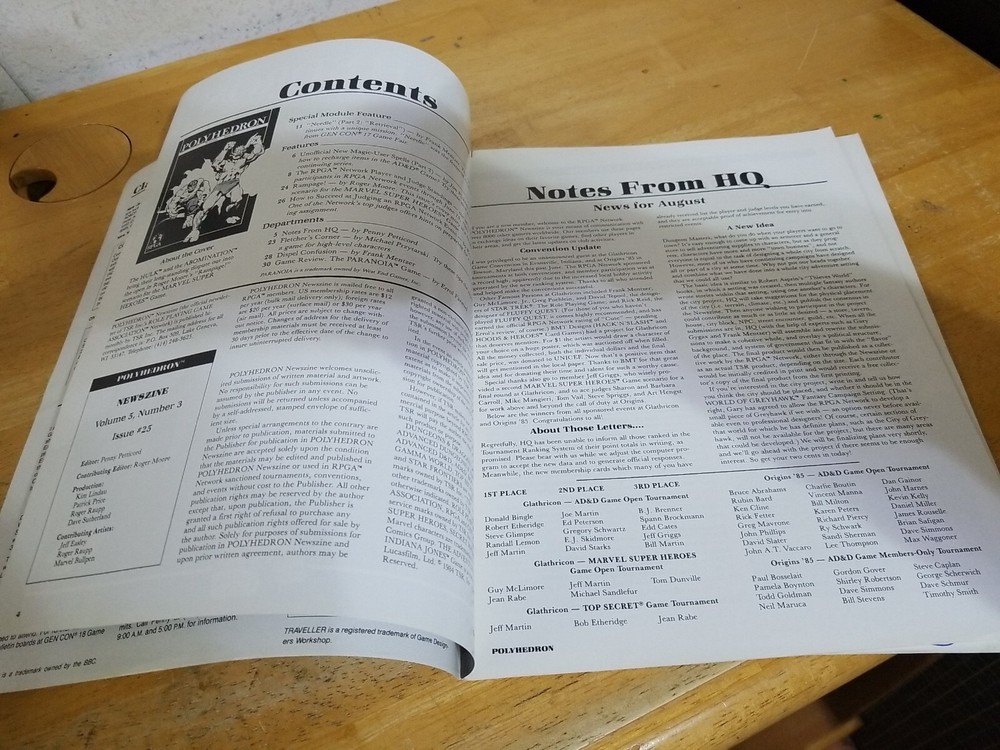 POLYHEDRON MAGAZINE # 25 DUNGEONS & DRAGONS