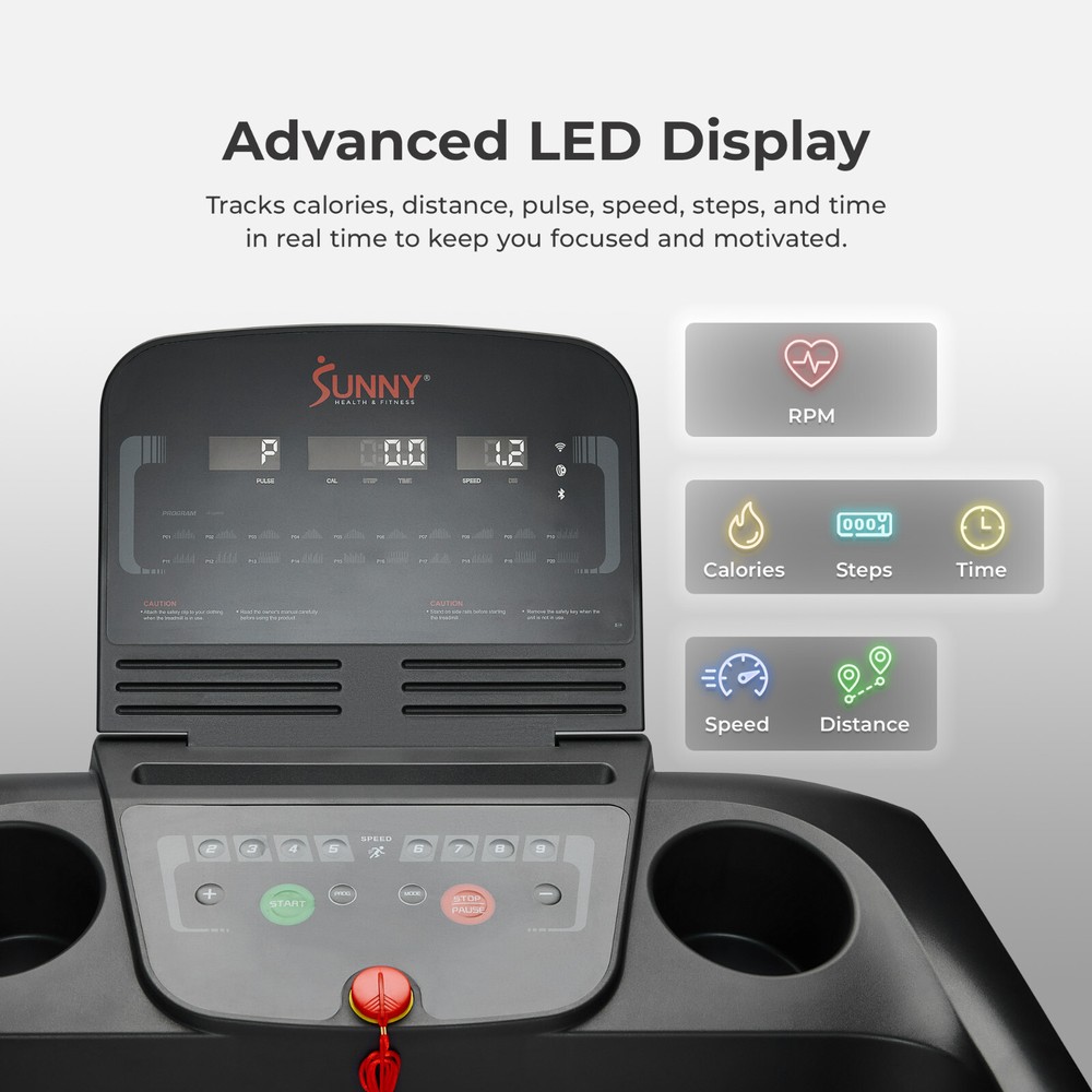 Active 300 Smart Incline Treadmill Wi-Fi Bluetooth Foldable Customizable Incline