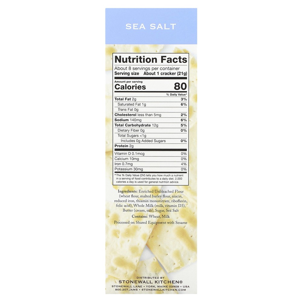 Sea Salt Flatbread Crisps, 5.9 oz (167 g)