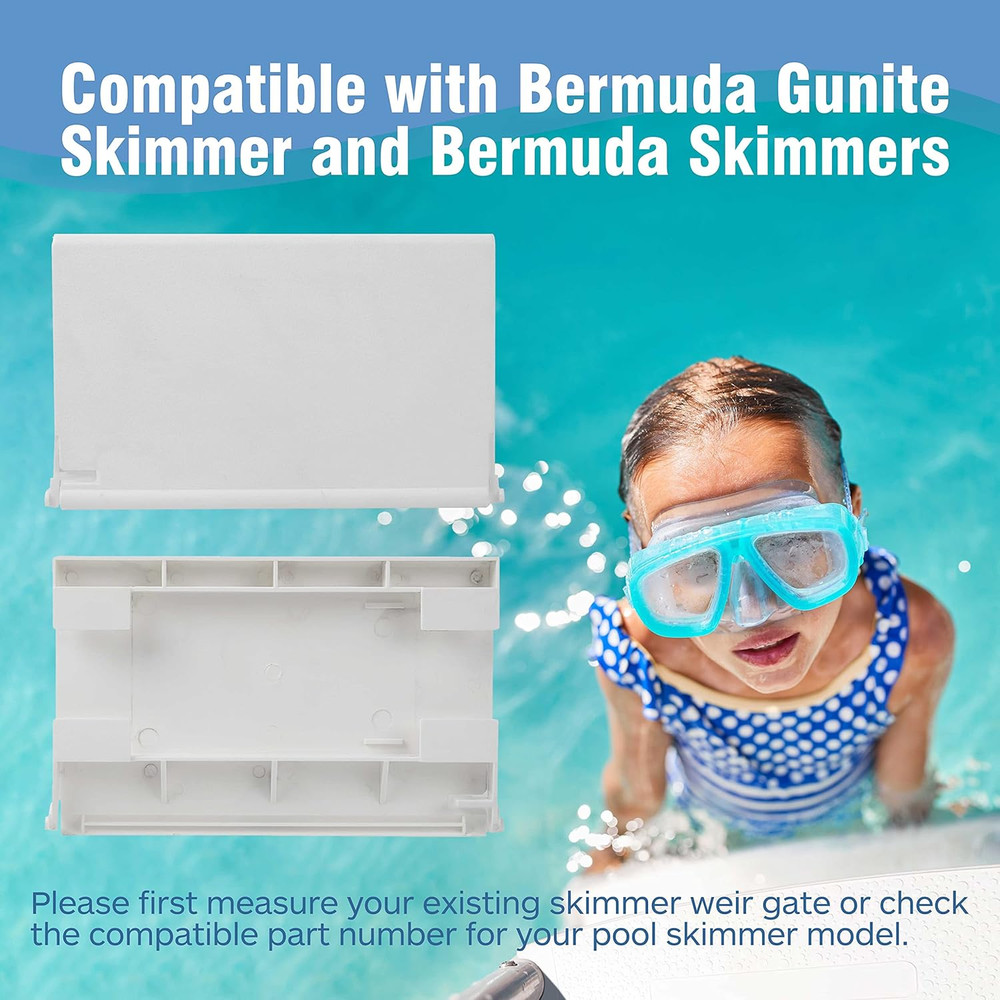 Exact Replacement 516252 White Weir Gate Assembly - Compatible with Bermuda Guni