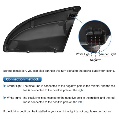 Ram Puddle Light Mirror Turn Signal Light LED Puddle Lamp Left Driver Side