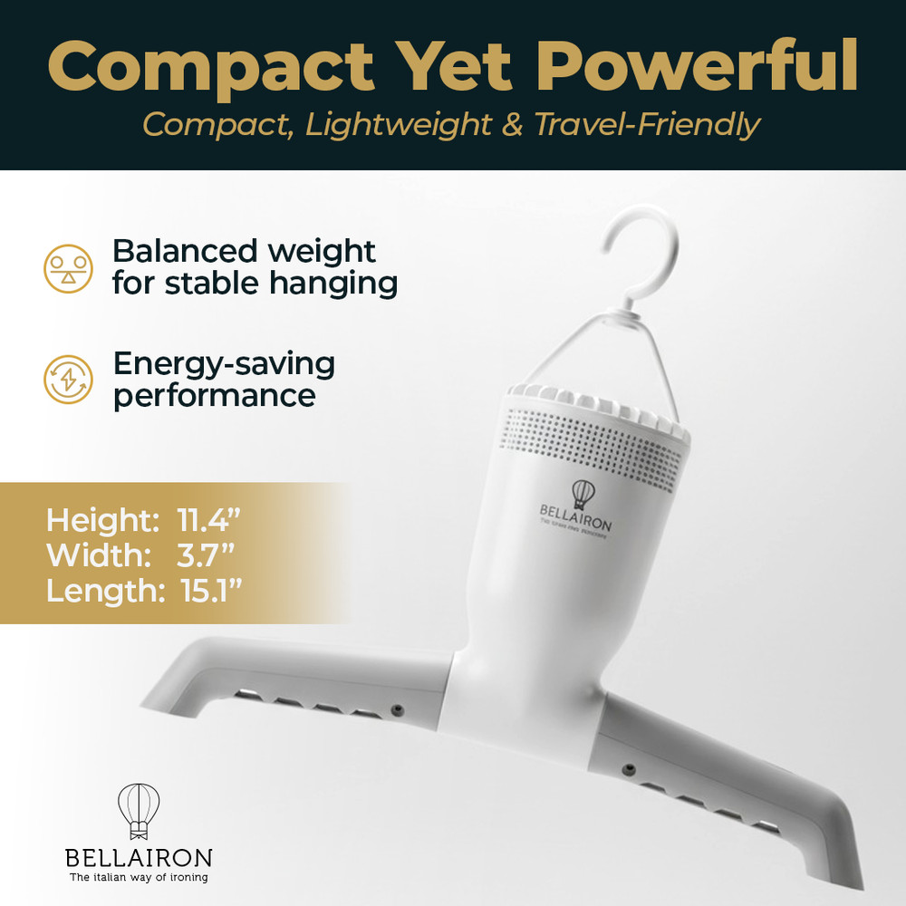 BELLAIRON VOYAGE Portable AUTOMATIC IRON-NEW WITHOUT BOX SAVE $50
